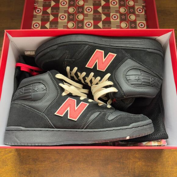 New Balance Numeric 480 Hi Chocolate Skateboards collab US Size 12 - Picture 1 of 1